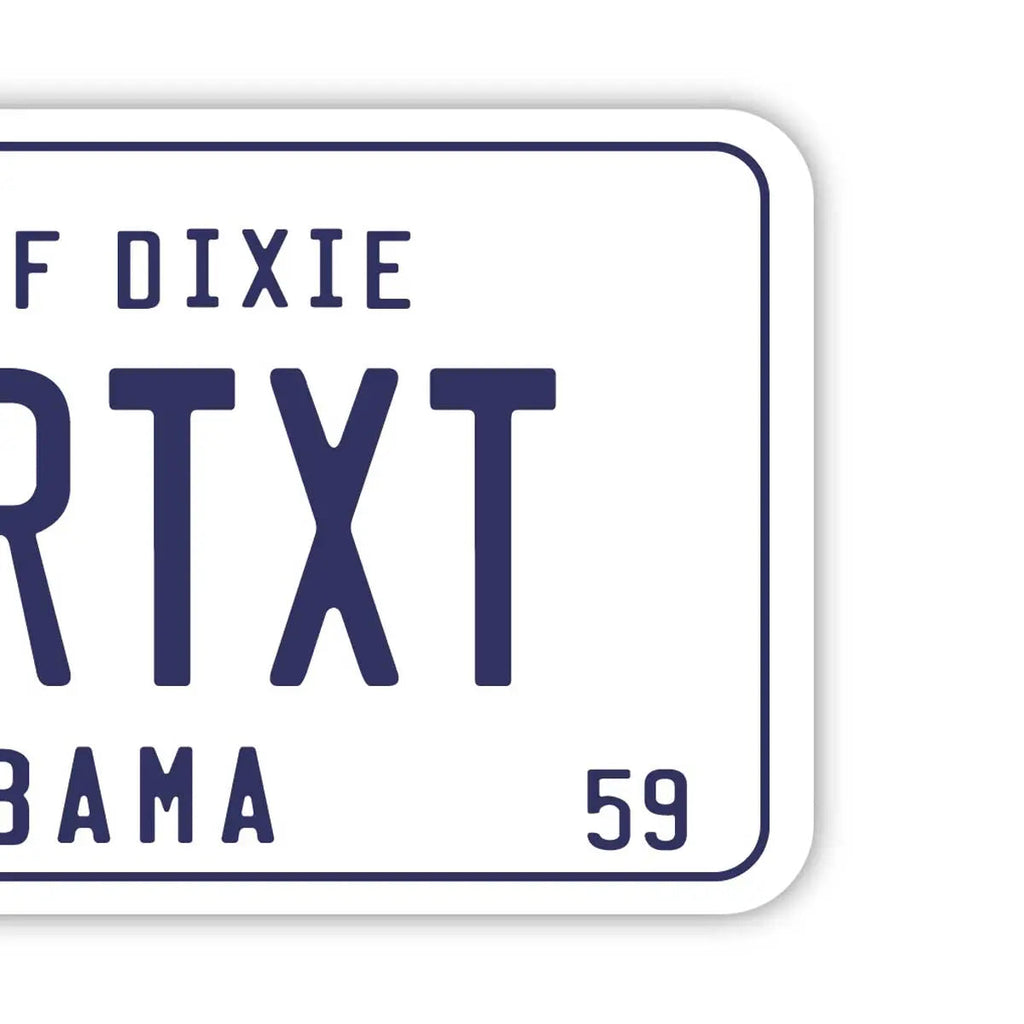 [Targhetta per bagagli] Alabama 59/Targhetta originale a forma di targa automobilistica americana - Elegante - Anti-smarrimento