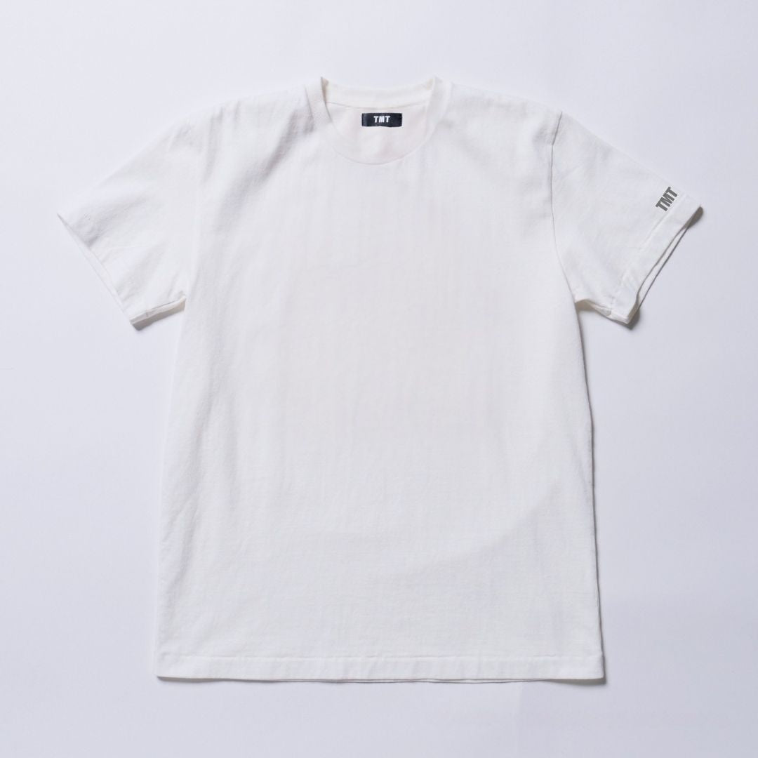 T-SHIRT A MANICHE CORTE STANDARD IN JERSEY DI COTONE ASCIUTTO