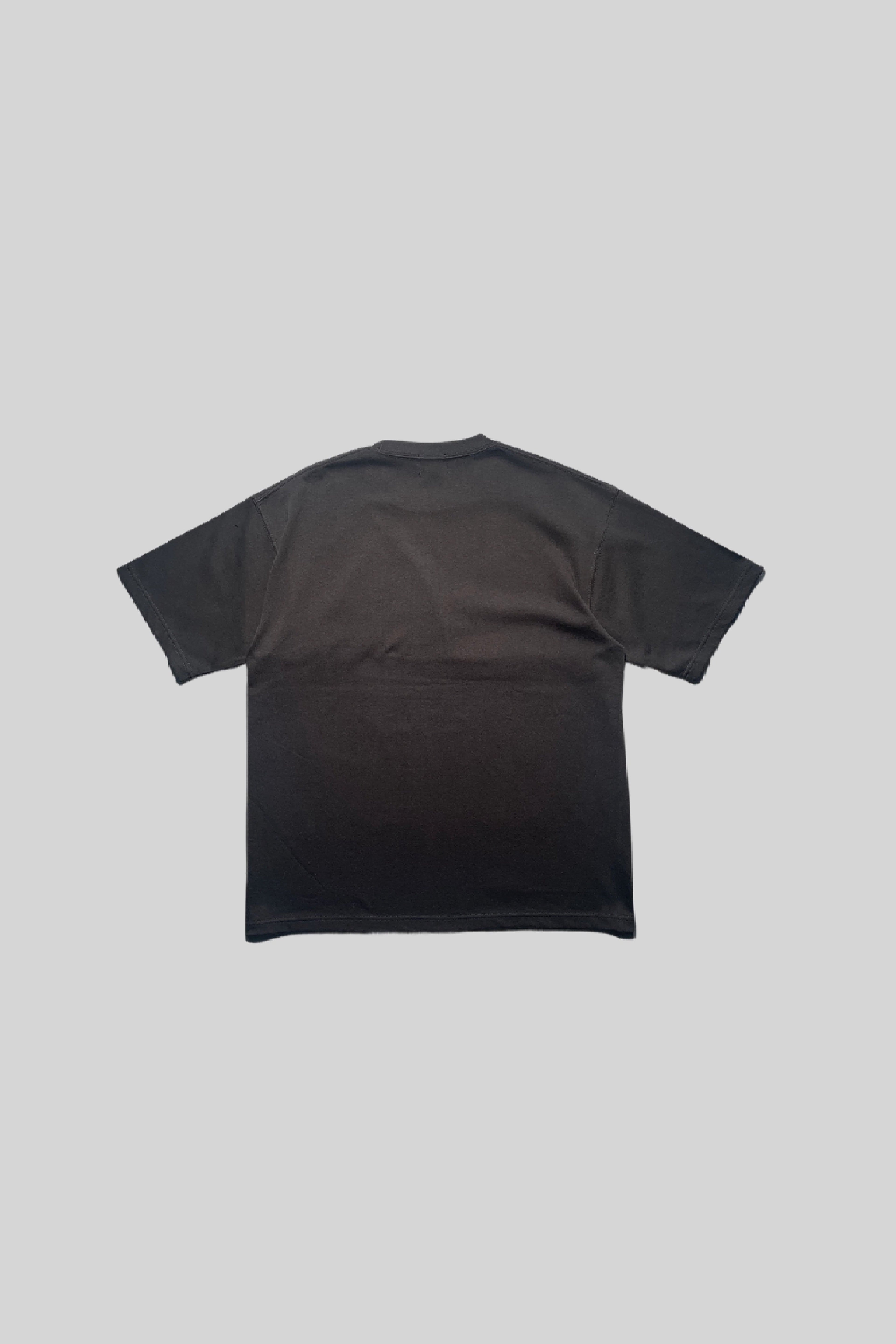 "A" LOGO HEAVY WEIGHT TEE(SUMI)