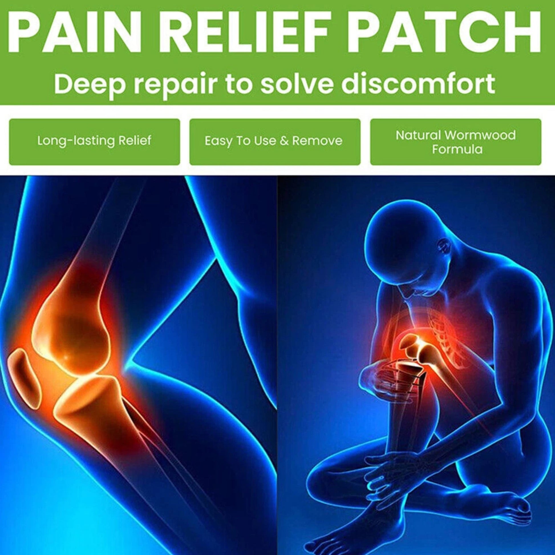 EELHOE Pain Relief Patch | Joint & Muscle Support | 12 Patches