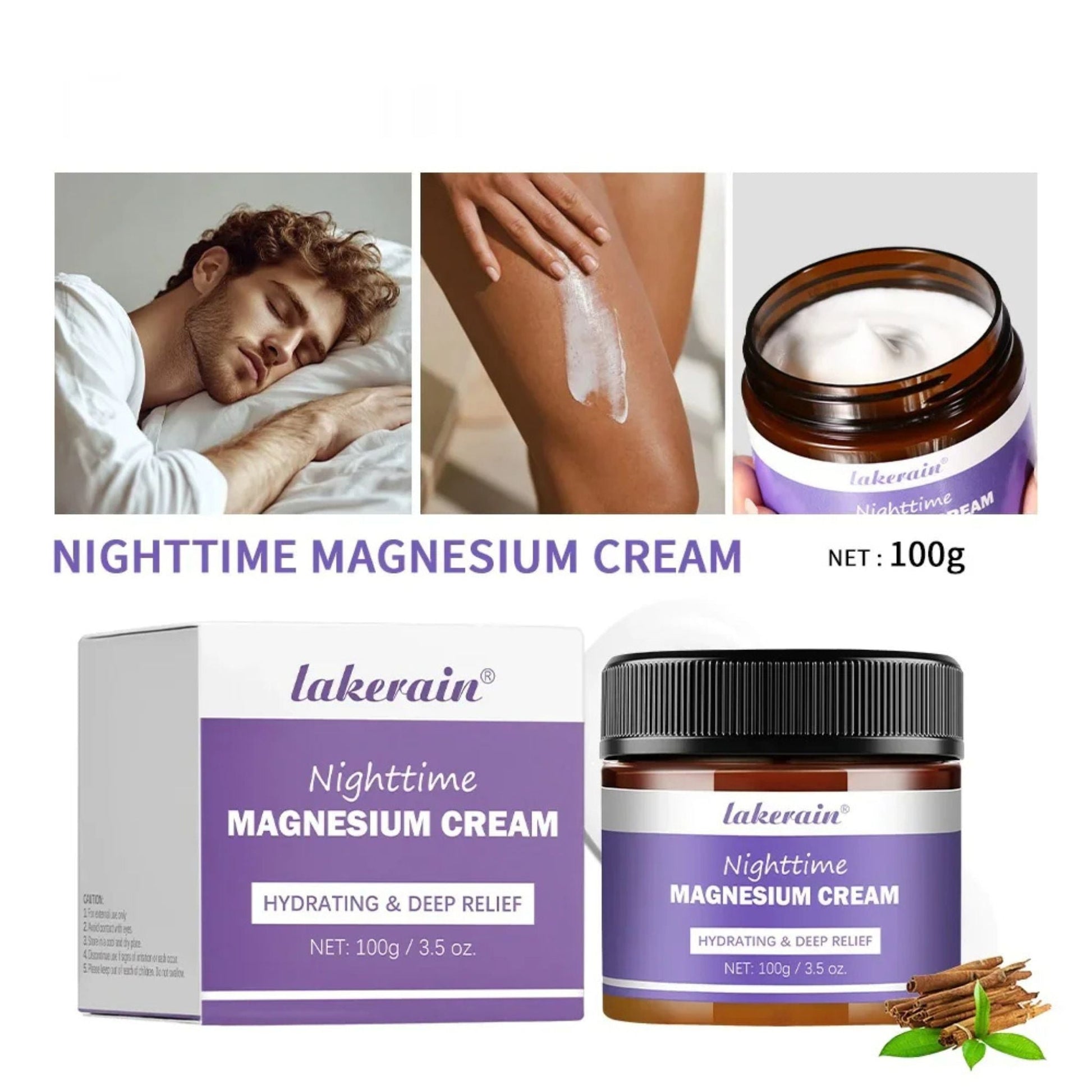 Deep Sleep Magnesium Body Lotion | Topical Sleep Support + Skin Hydration