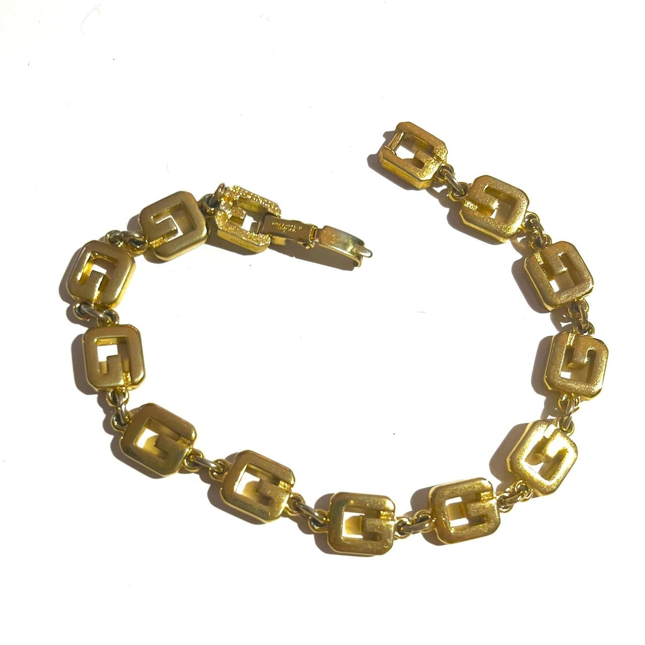 GIVENCHY Bracciale vintage con logo color oro