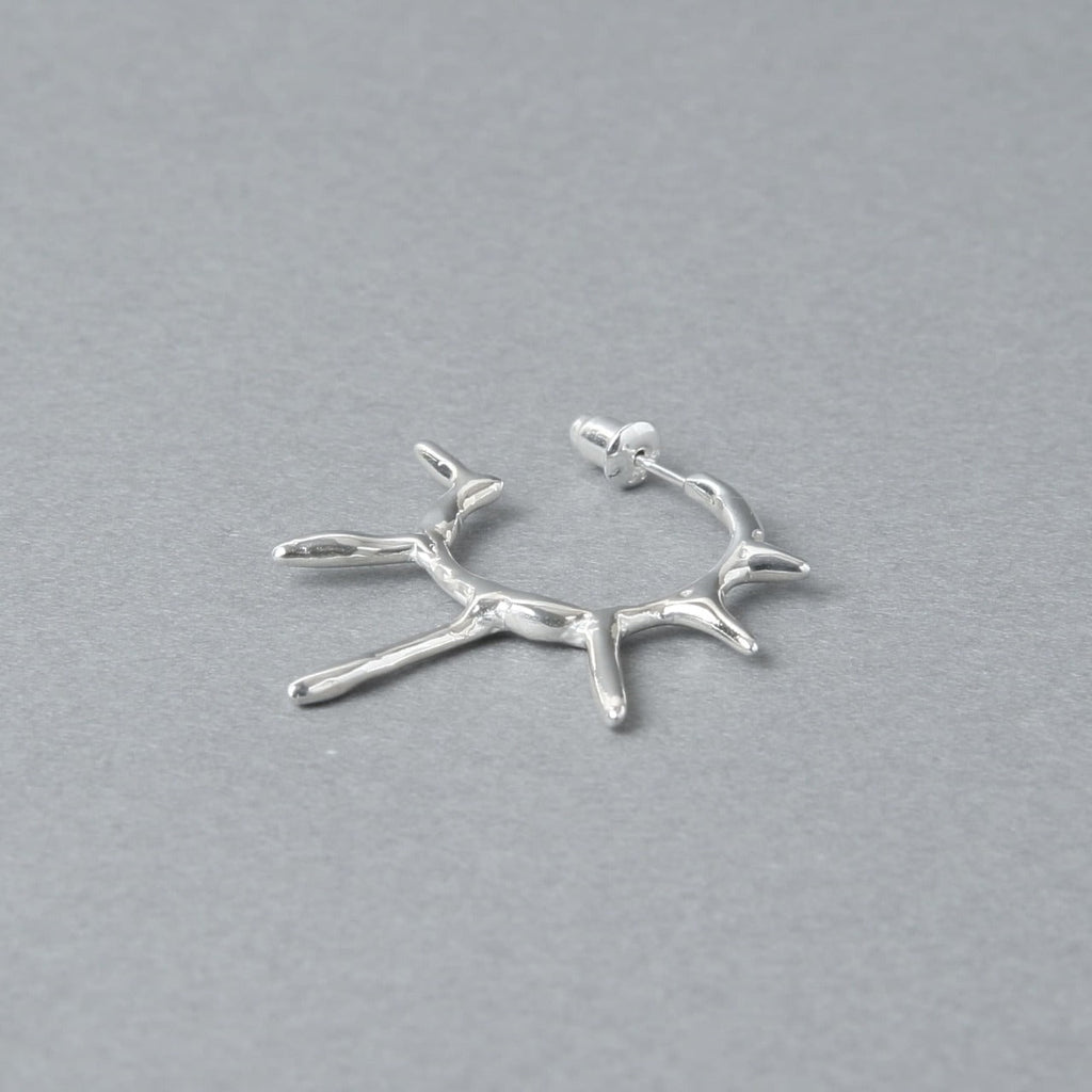 Orecchini a cerchio in argento 925 | 23-E-021