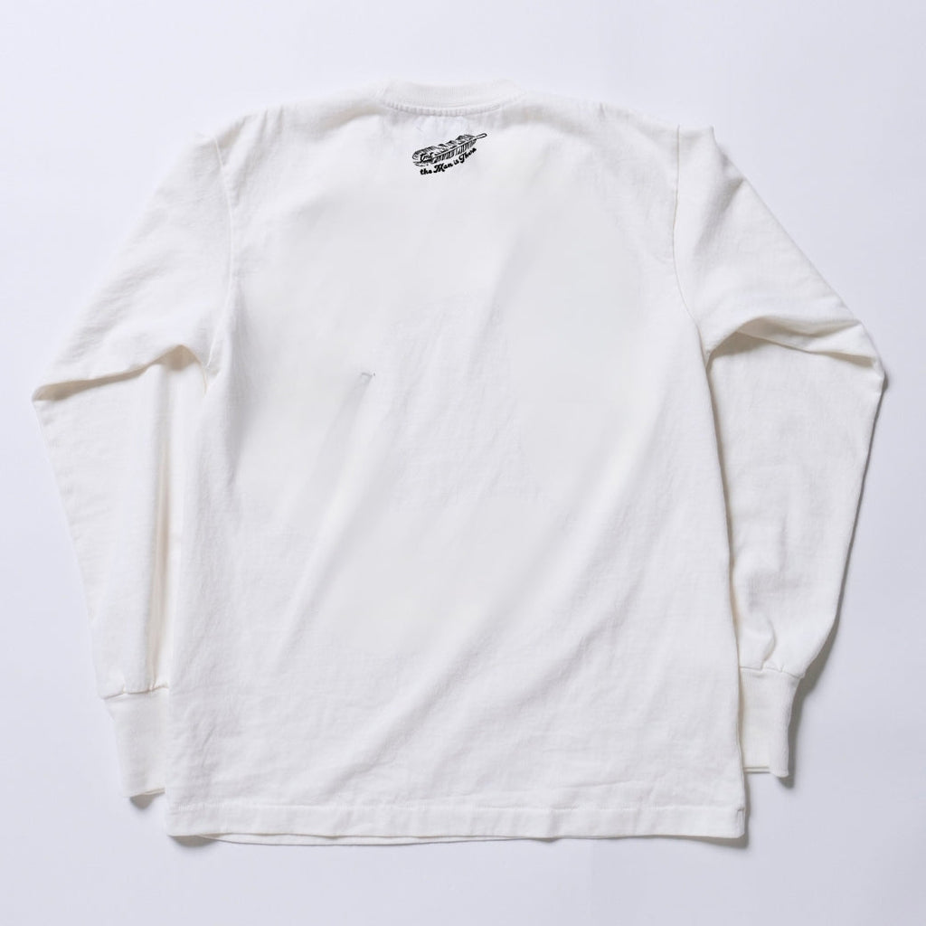 DRY COTTON JERSEY L/S TEE（SANTO DOMINGO）／WHITE