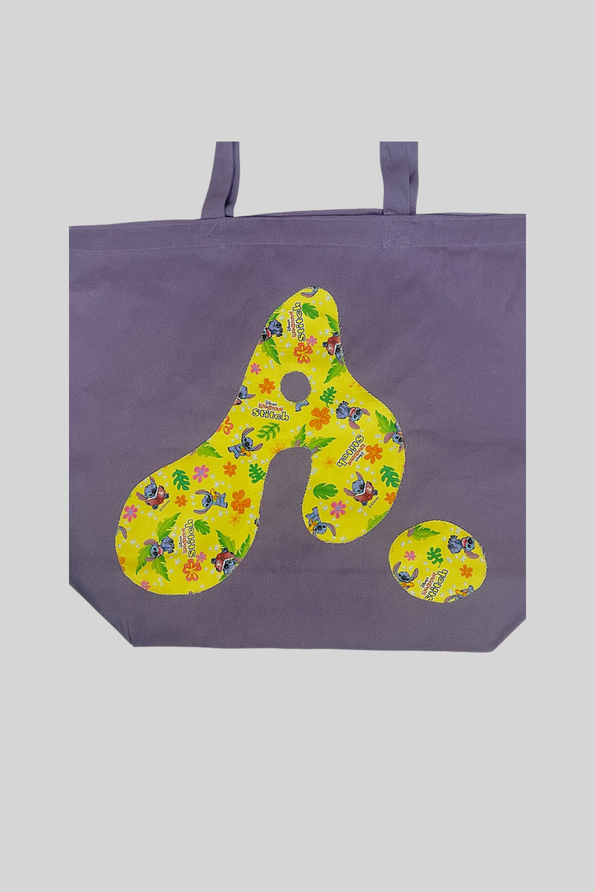 Borsa tote AWESOMEBOY×VINTAGE LOCKER ROOM con logo "A" (parte 1)