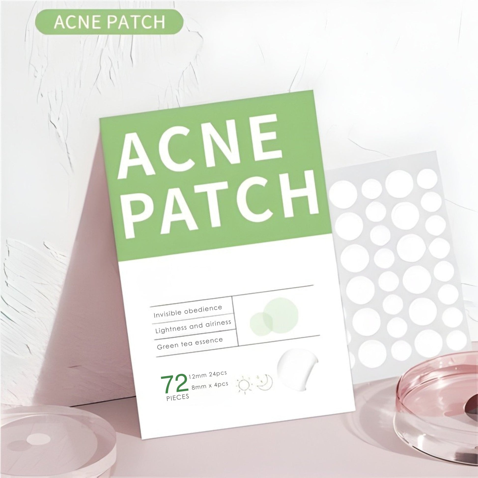 Anti-Acne Concealer Patch | Invisible Blemish Protection | 72 Patches