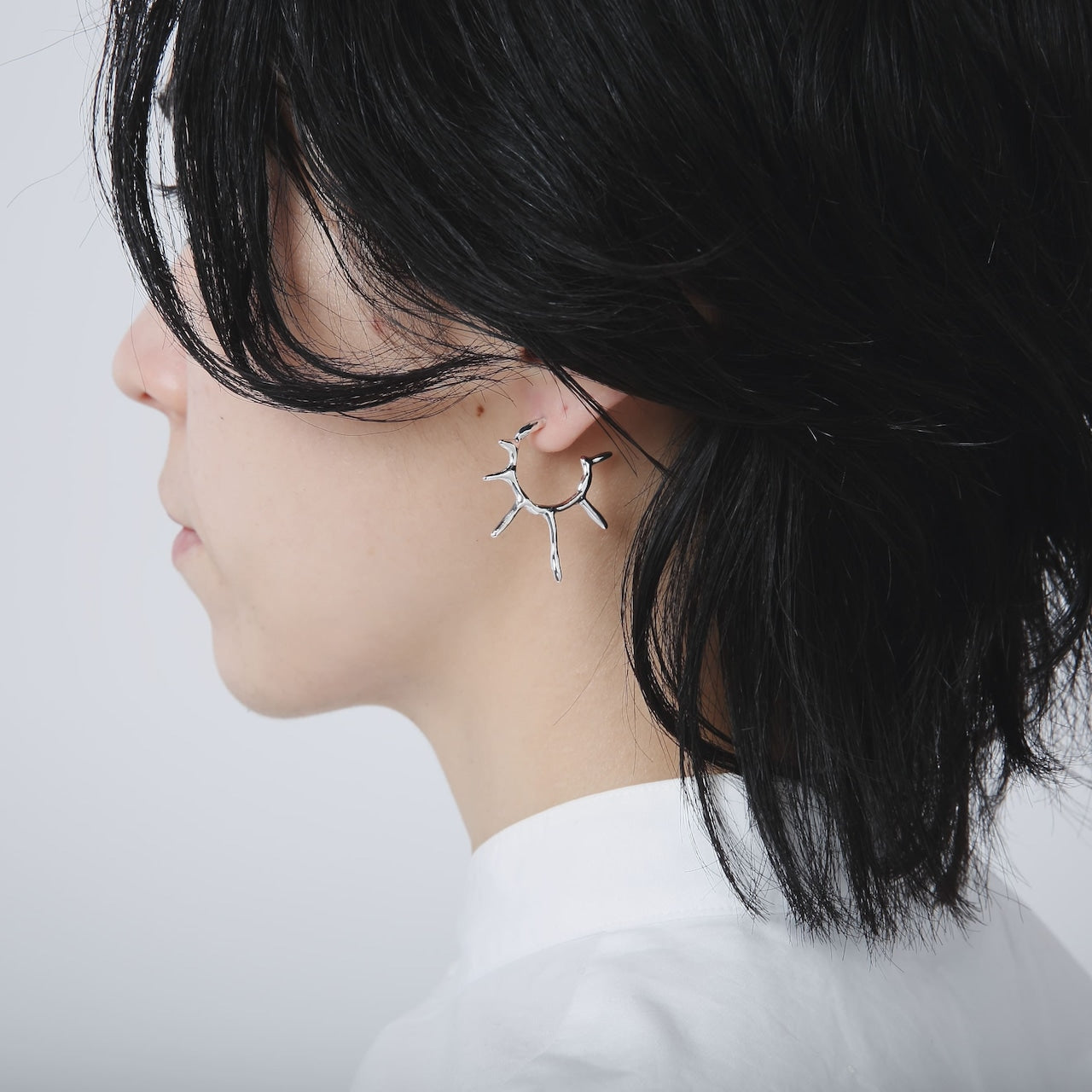 Orecchini a cerchio in argento 925 | 23-E-021