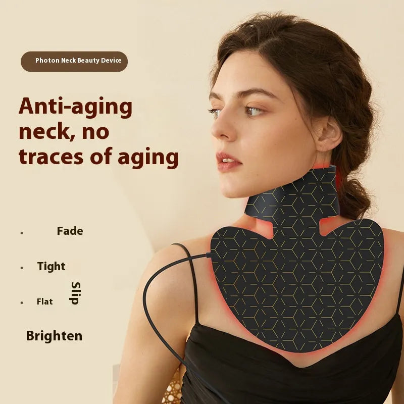 Evaly LED Neck Silicone Mask | 630nm Red + 470nm Blue Light Skin Rejuvenation