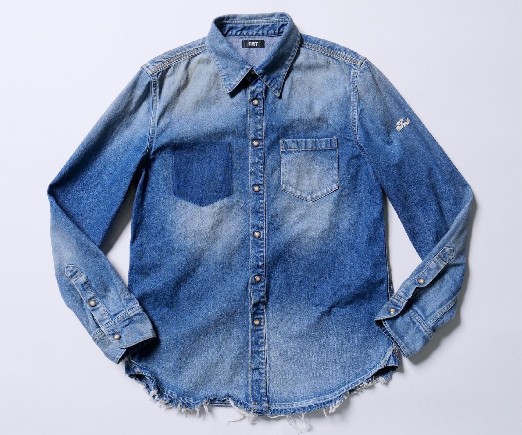 Camicia in denim 10oz (grunge)