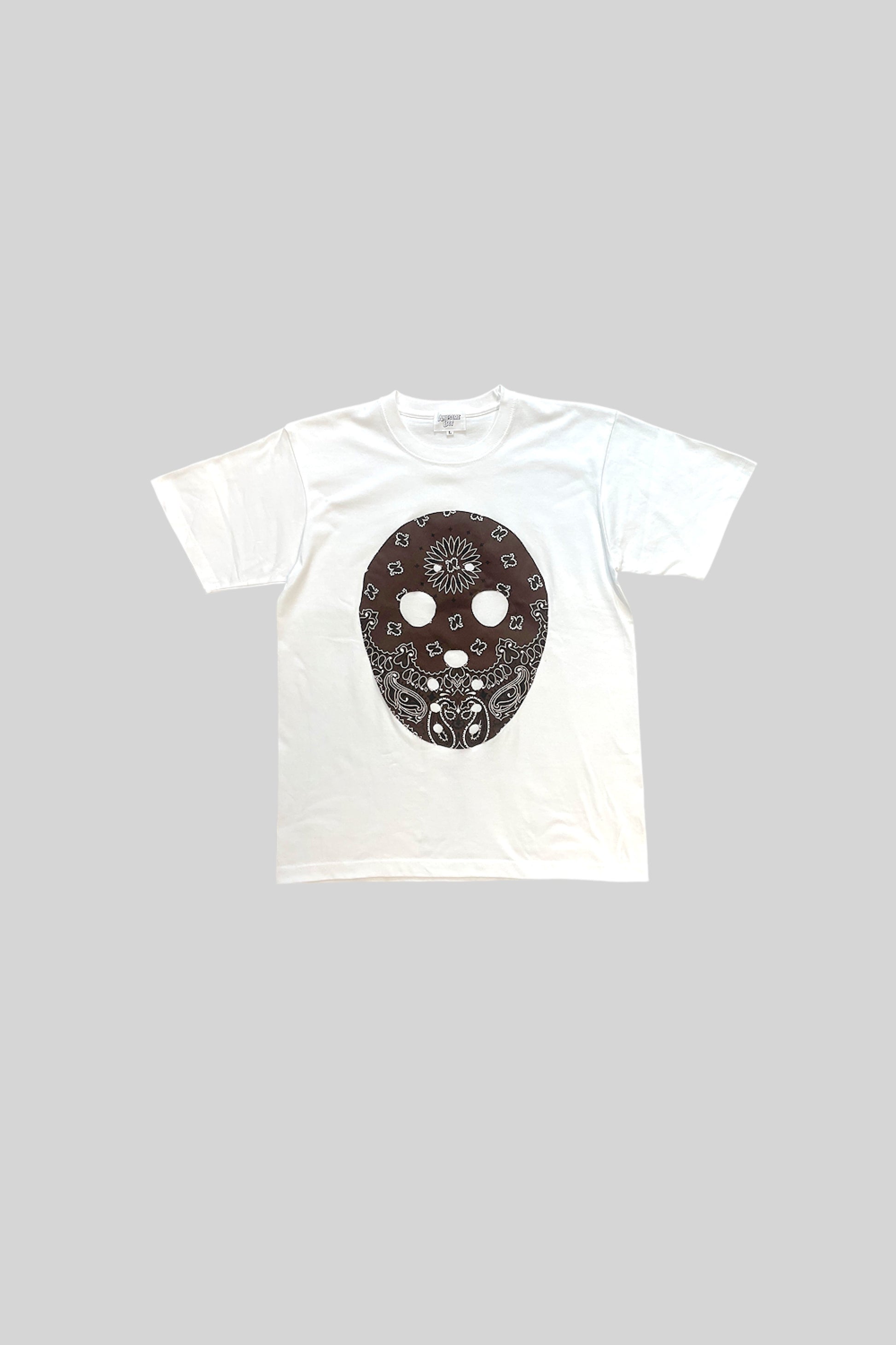 T-SHIRT "MASCHERA" BANDANA (BIANCA)