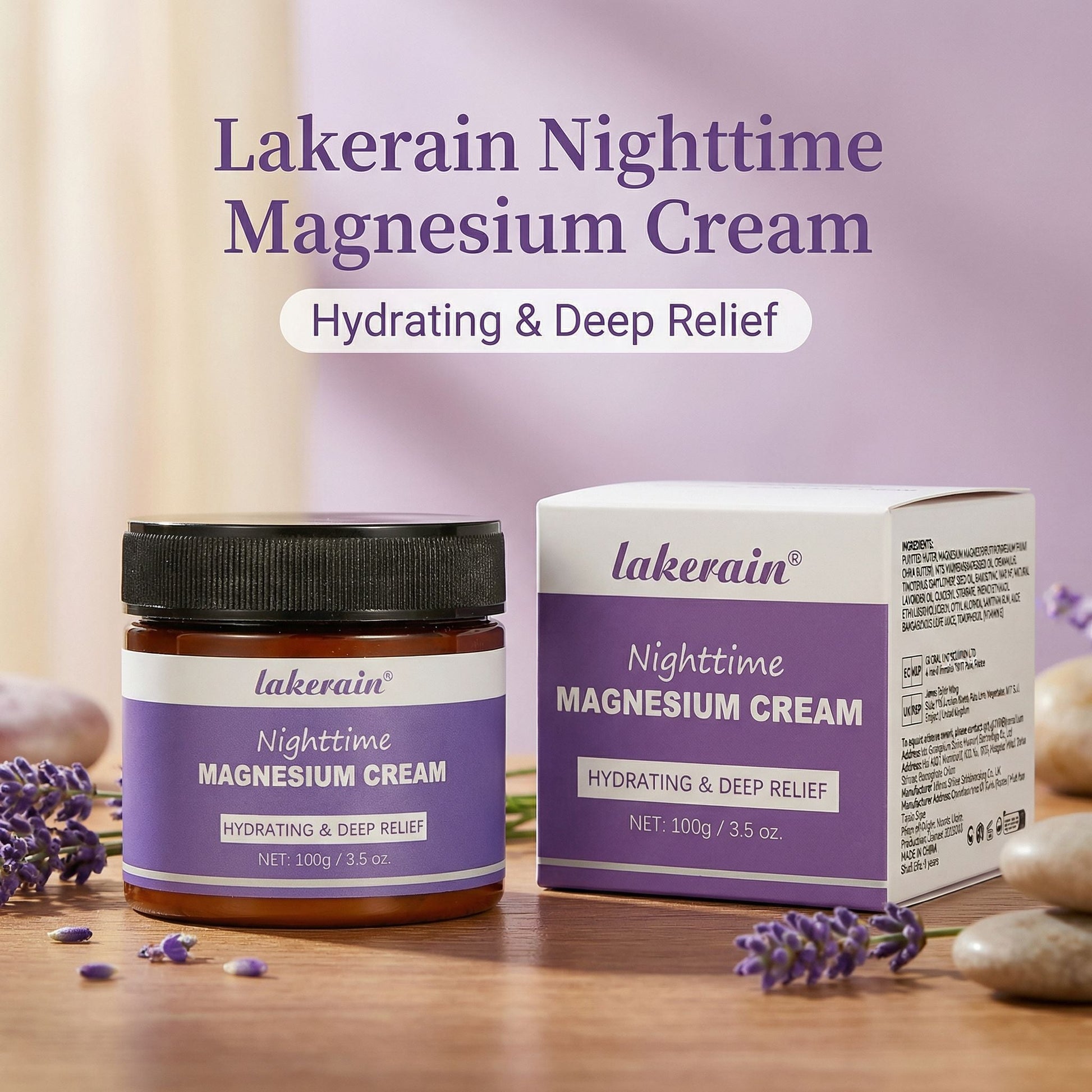 Deep Sleep Magnesium Body Lotion | Topical Sleep Support + Skin Hydration