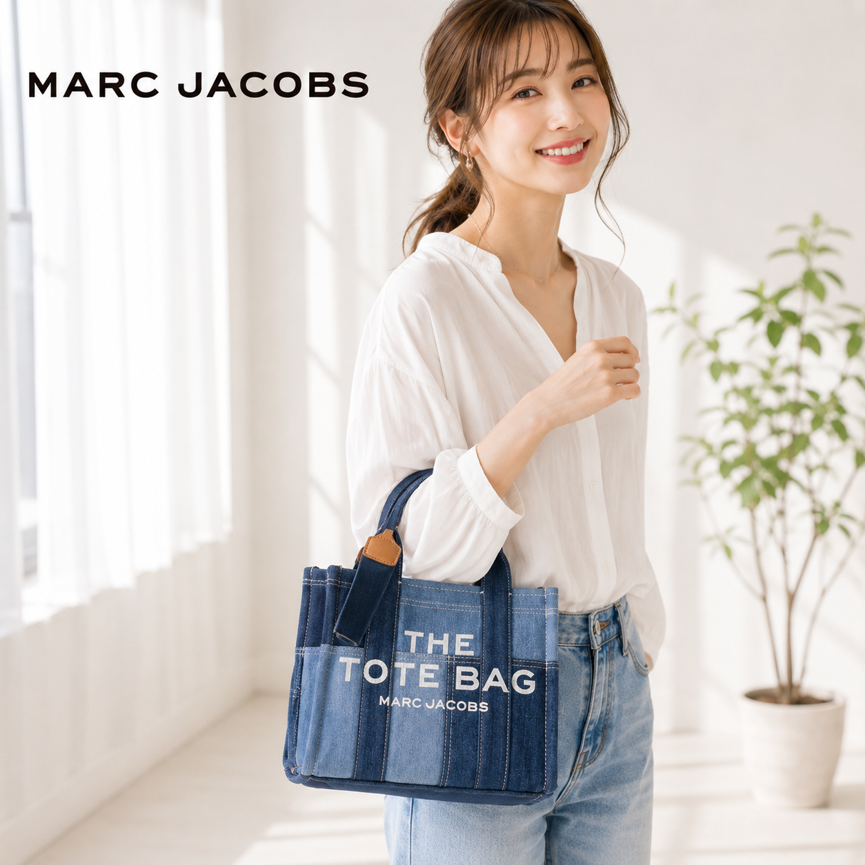 MARC JACOBS マークジェイコブス トートバッグ 2WAY レディース ブルー H016M06FA21