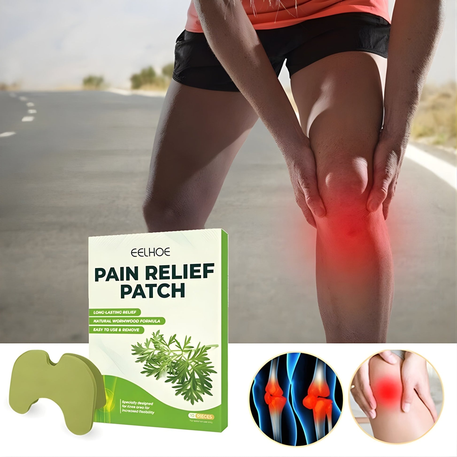 EELHOE Pain Relief Patch | Joint & Muscle Support | 12 Patches