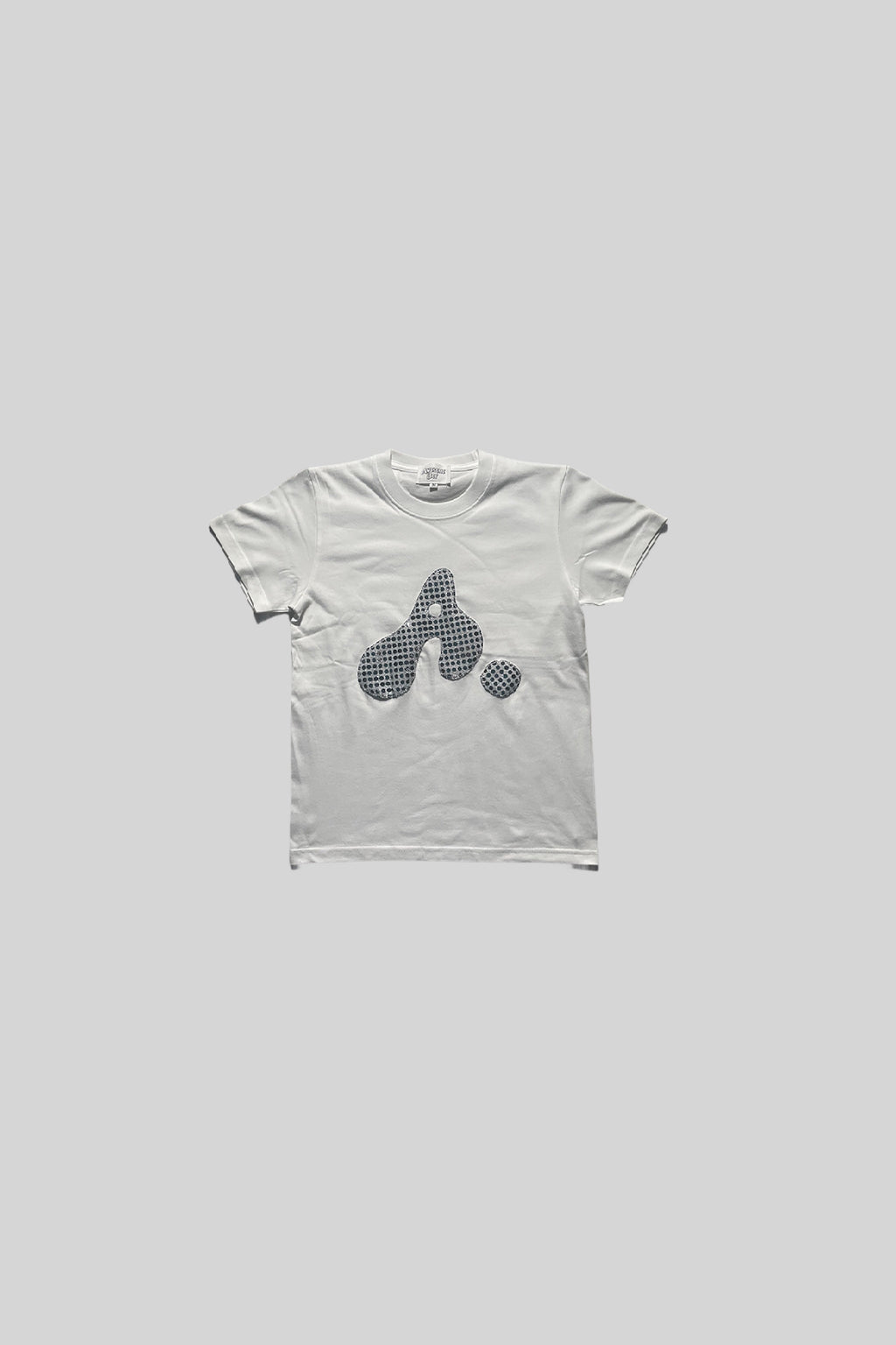 T-SHIRT DONNA CON LOGO "A" (PAILLETTES ARGENTO)