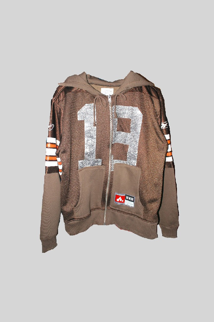 ORDINE PERSONALIZZATO "FELPA CON CAPPUCCIO E ZIP FOOTBALL"