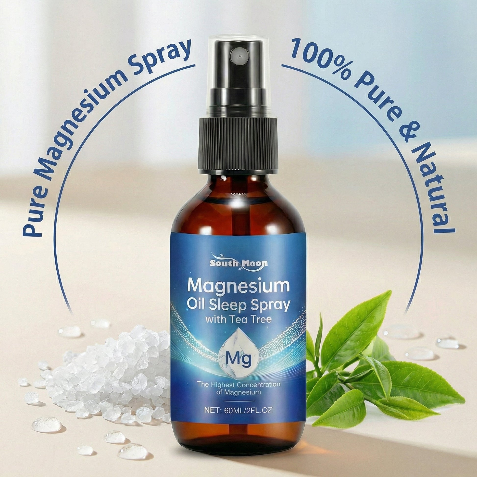Magnesium Oil Sleep Spray | Tea Tree | Pre-Bedtime Relaxation & Skin Care