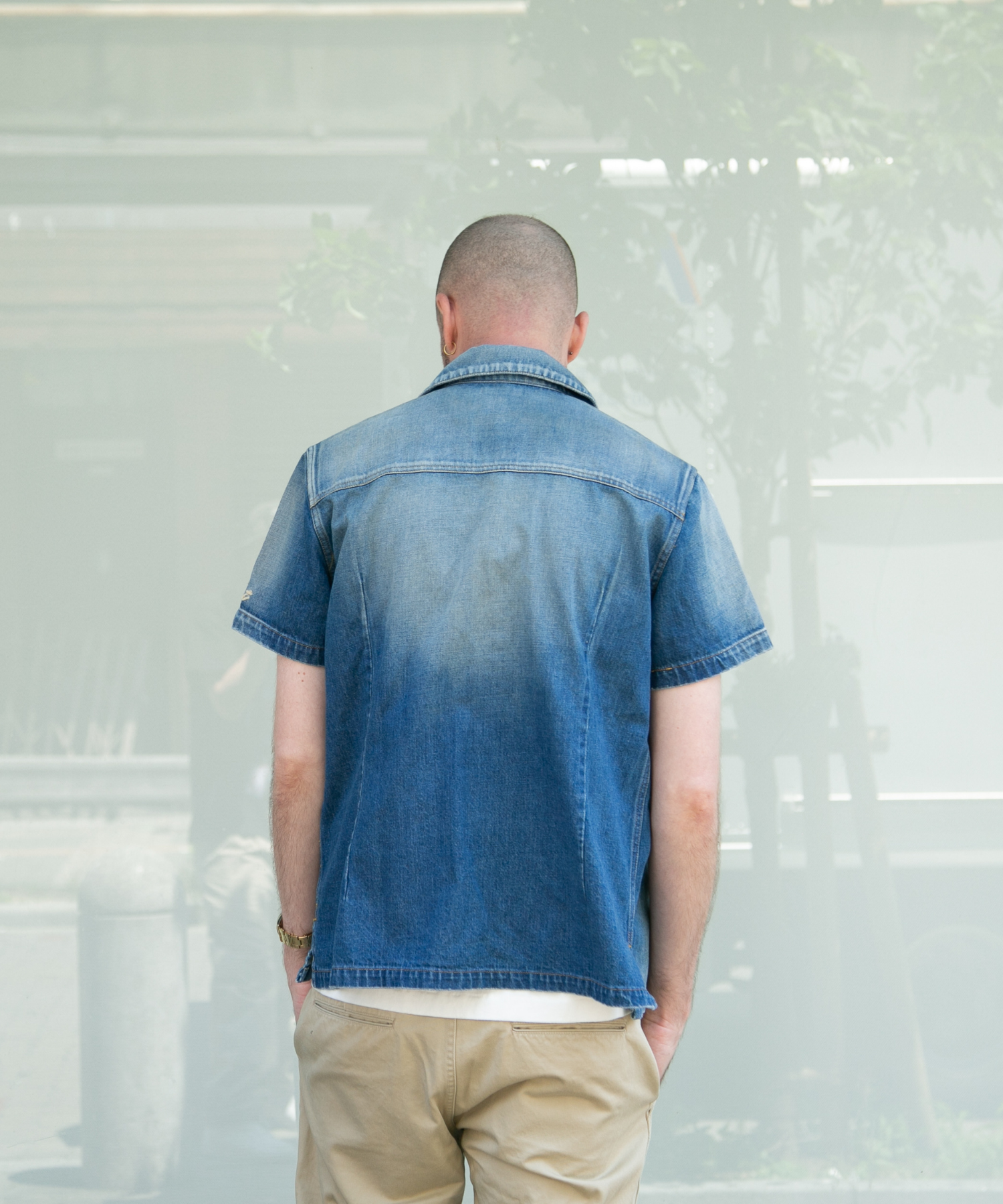 10oz DENIM SHORT SLEEVE SHIRTS（REGULAR FIT）