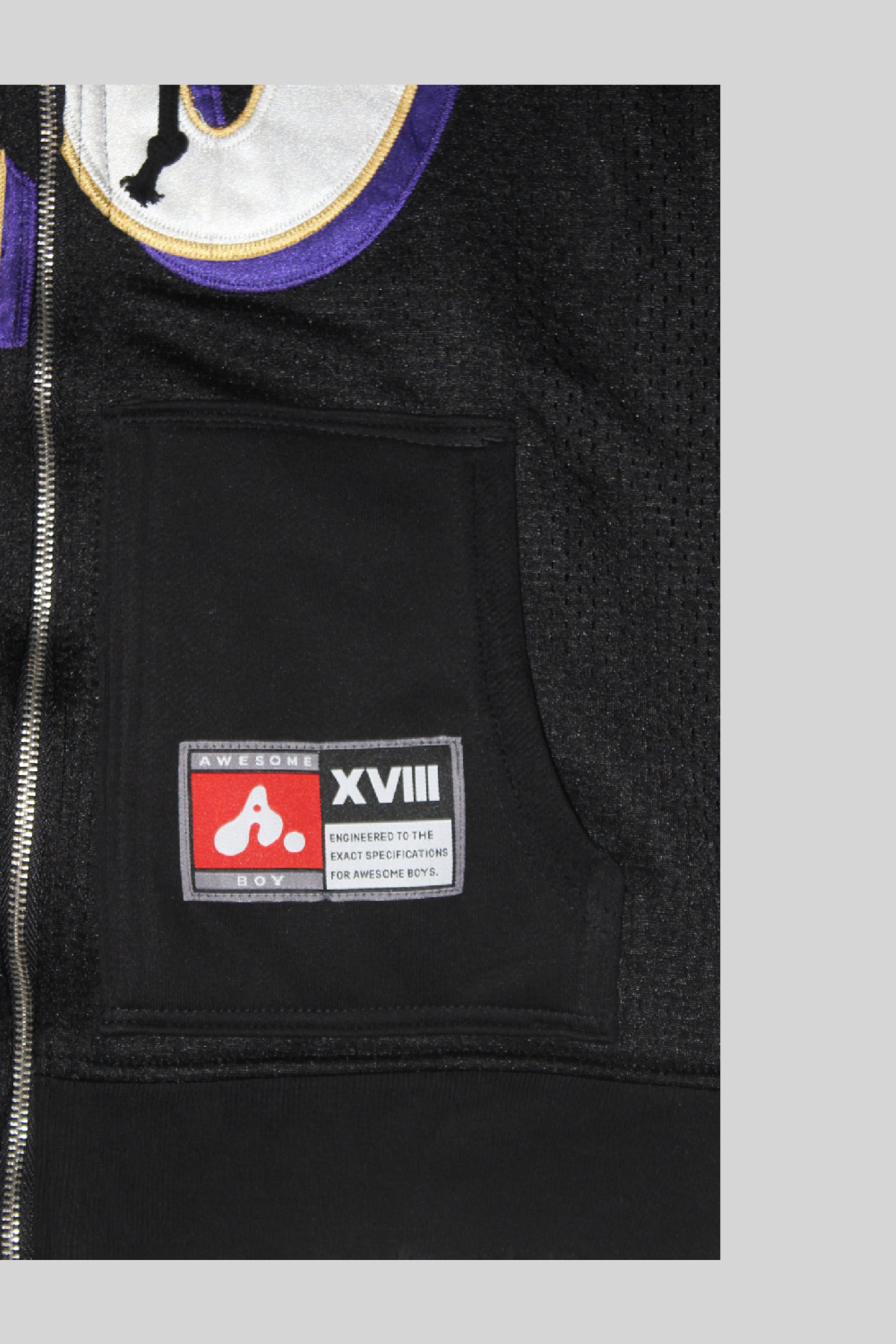 NFL ZIPUP HOODIE(BLACK)