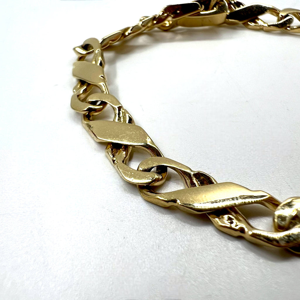 Bracciale a maglie Vintage 19cm Oro