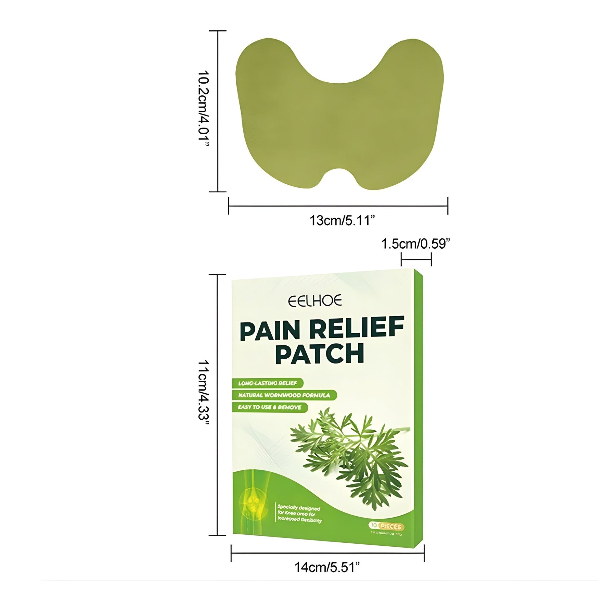 EELHOE Pain Relief Patch | Joint & Muscle Support | 12 Patches