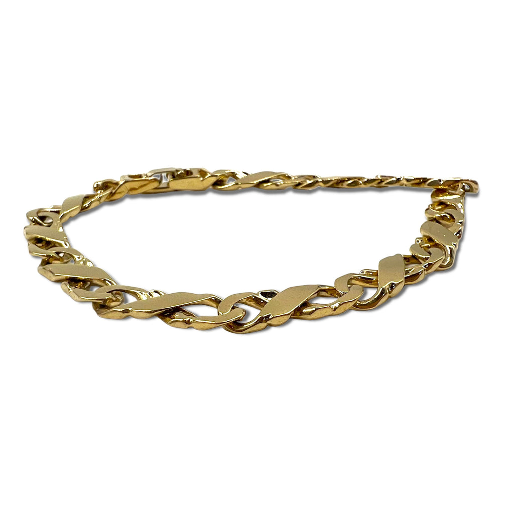 Bracciale a maglie Vintage 19cm Oro