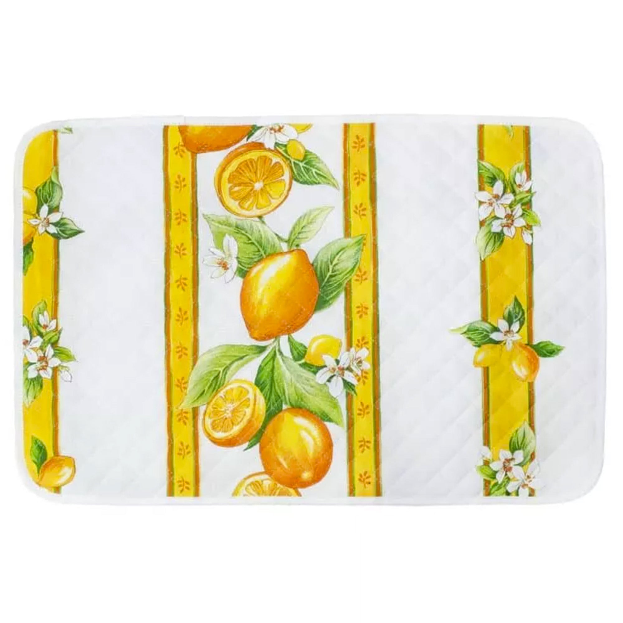 Tappetino trapuntato francese idrorepellente (Limone)