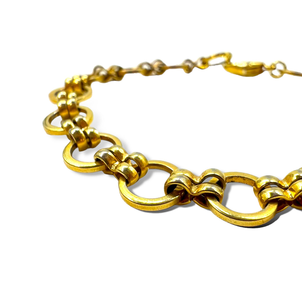 Christian Dior Bracciale circolare vintage placcato oro GERMANY