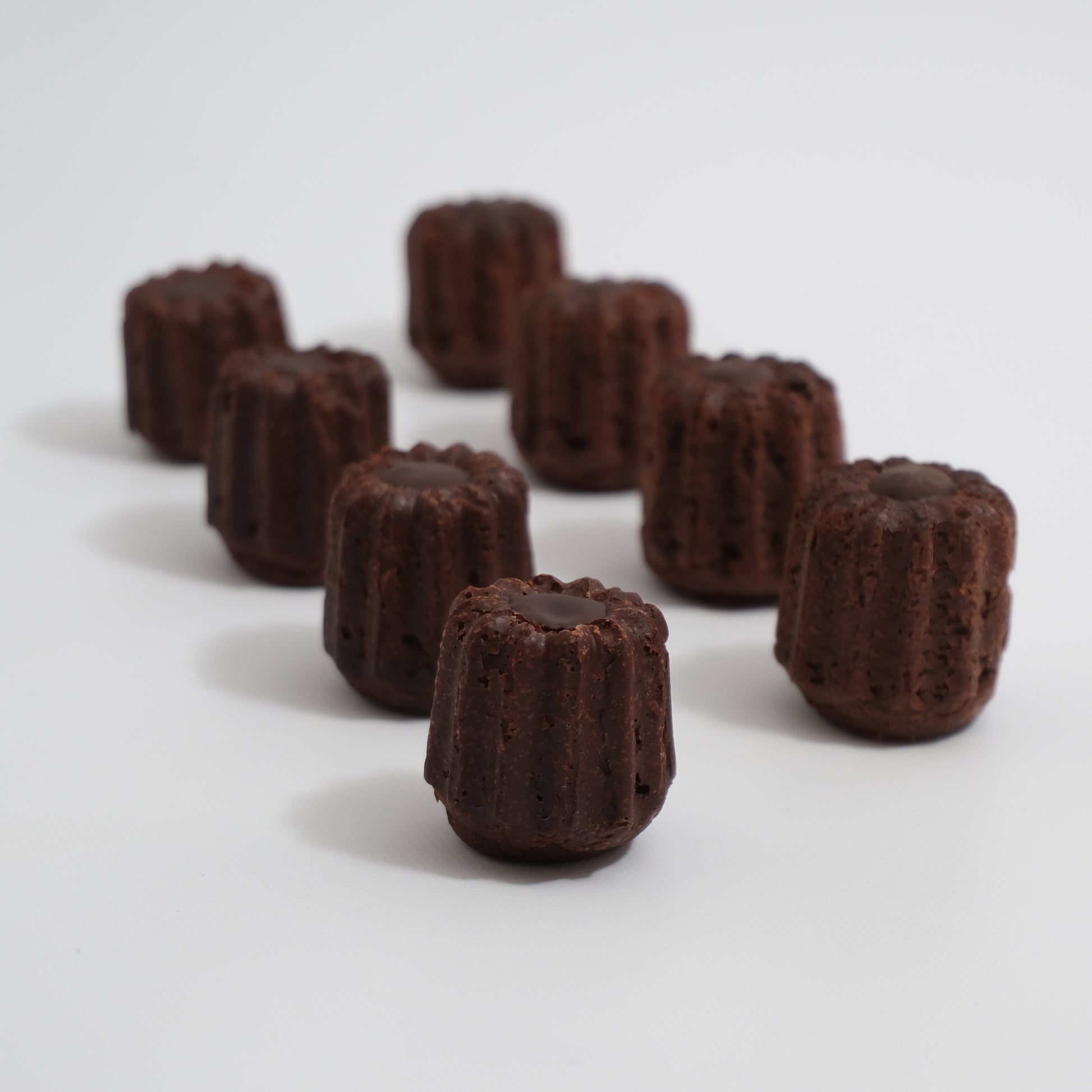 Cannelés al cioccolato Fusubon (3 pezzi) 1,1 g di carboidrati/pezzo