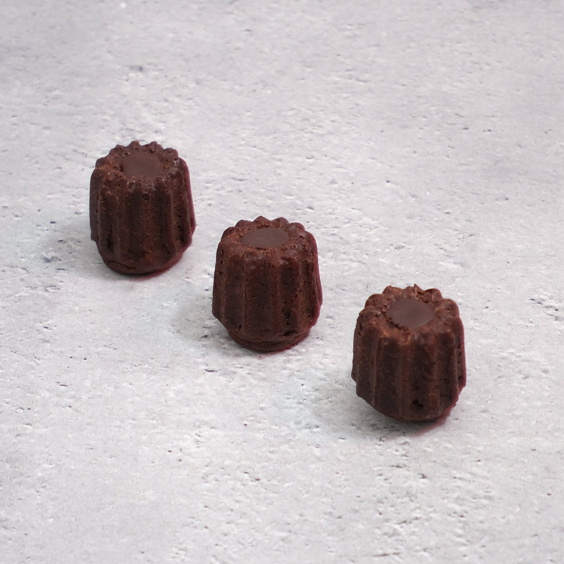 Cannelés al cioccolato Fusubon (3 pezzi) 1,1 g di carboidrati/pezzo