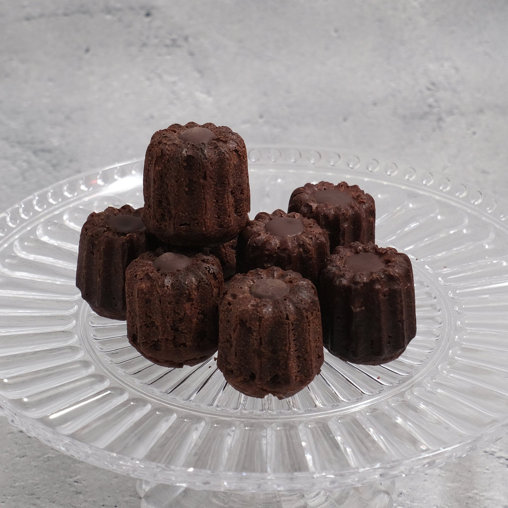 Cannelés al cioccolato Fusubon (3 pezzi) 1,1 g di carboidrati/pezzo