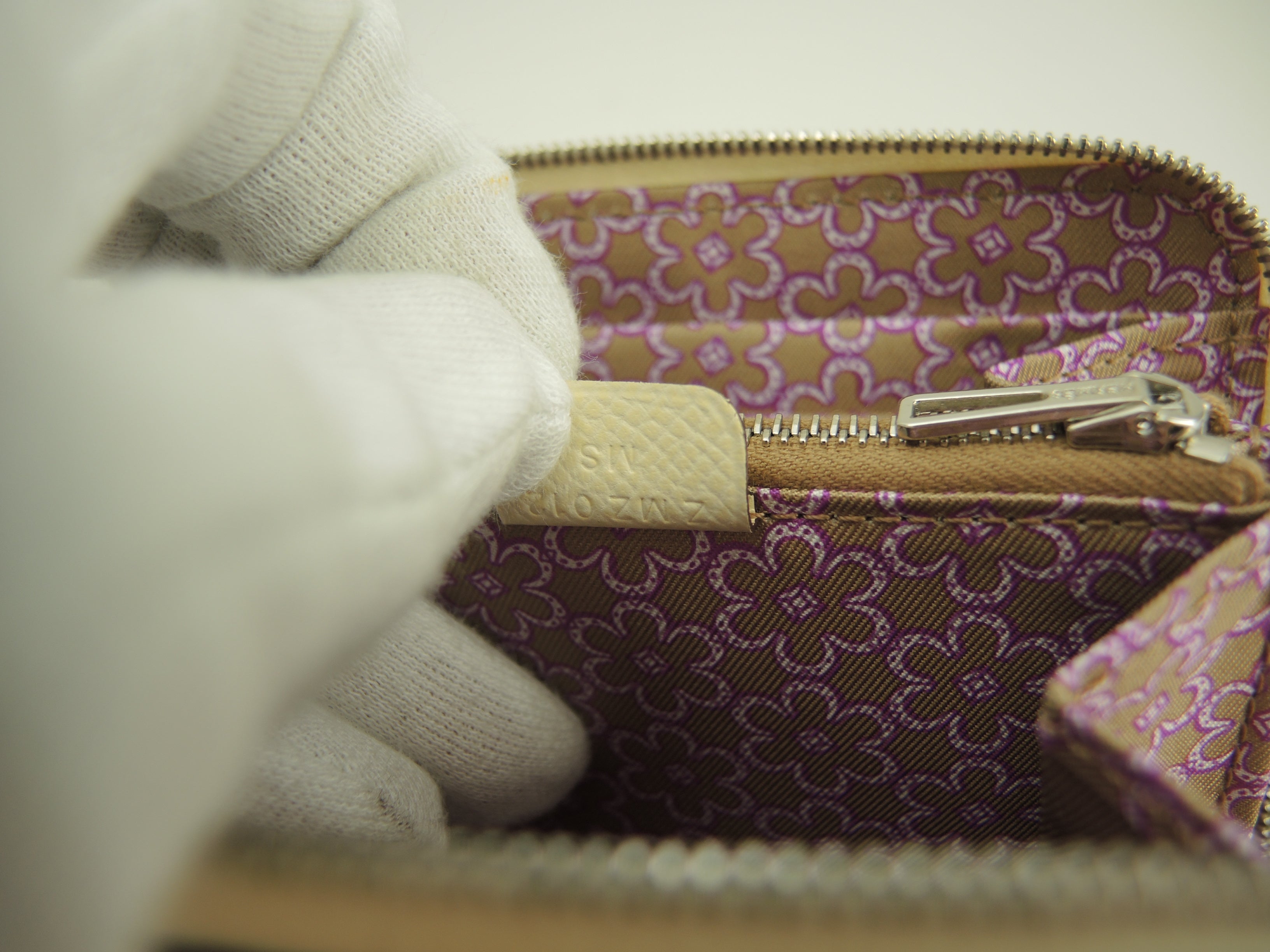 Hermès Azap Compact Silkin Epsom/Craie Portafoglio compatto nuovo di fabbrica @Z 2