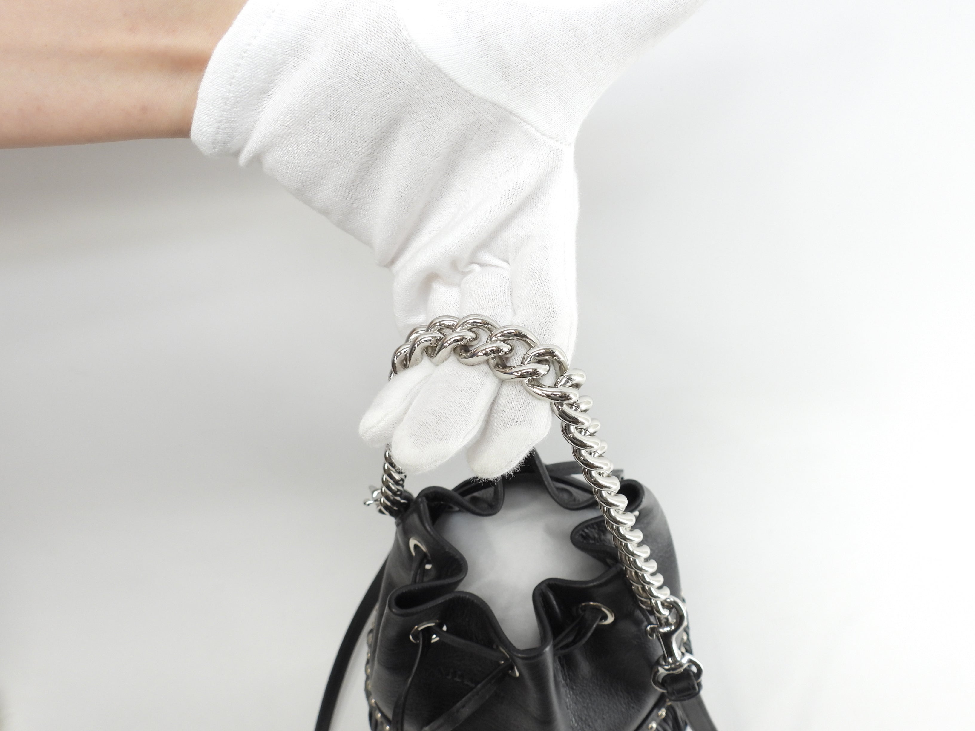J&Mdavidson Carnival Mini Frange in pelle nera, pochette e borsetta, ottime condizioni @ 5