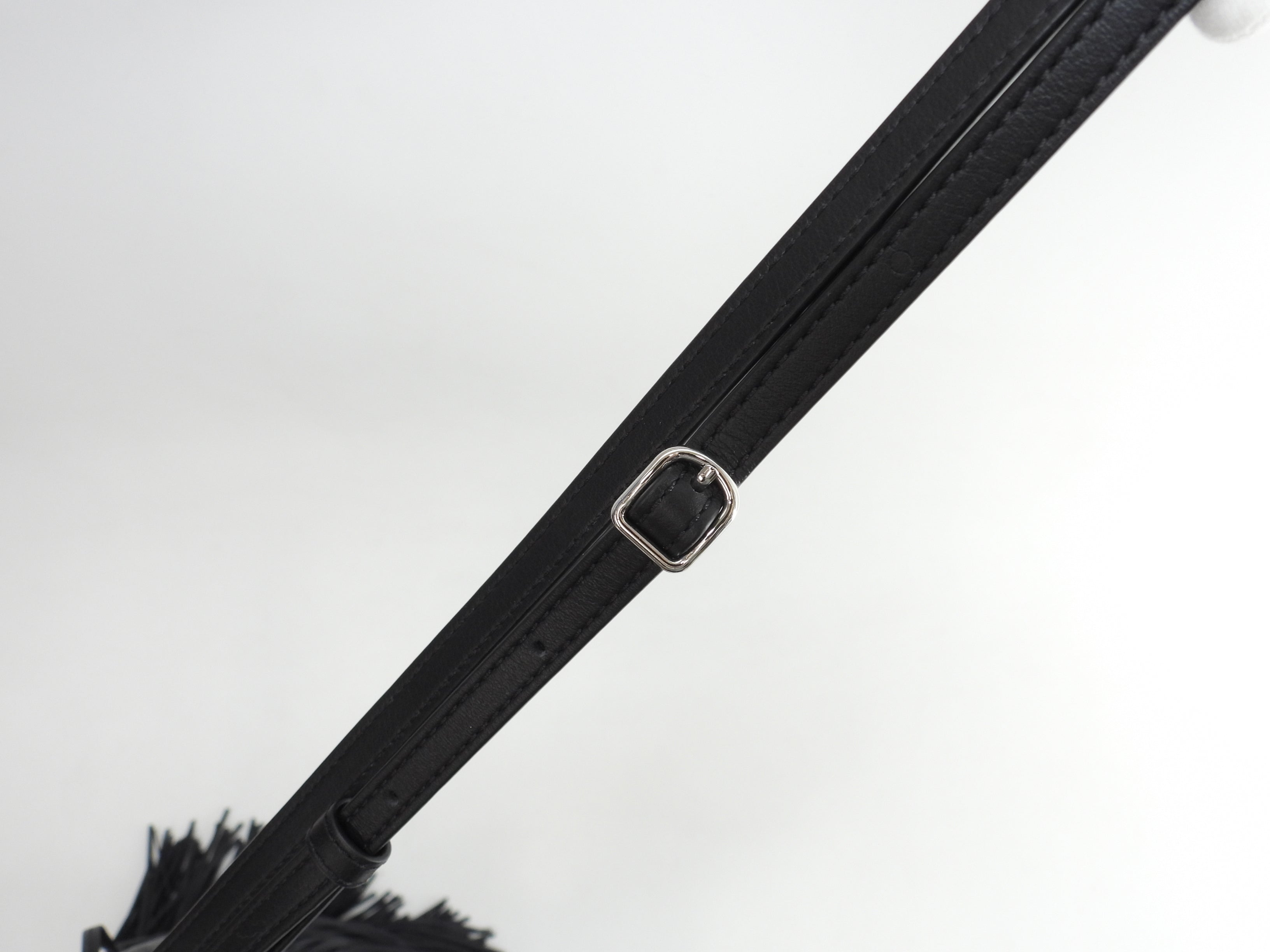 J&Mdavidson Carnival Mini Frange in pelle nera, pochette e borsetta, ottime condizioni @ 5
