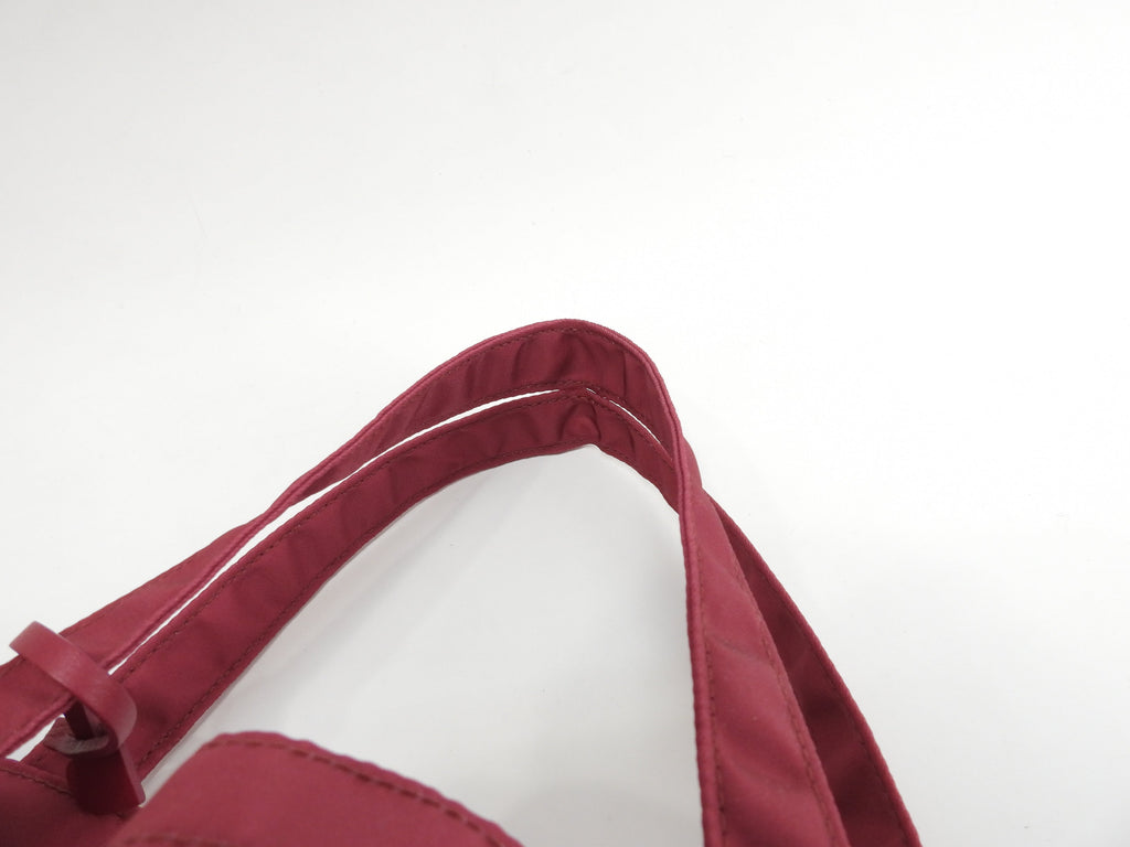 Delvaux Eco-bag Canguro Bordeaux Borsa a mano pieghevole Tote Bag@E03C