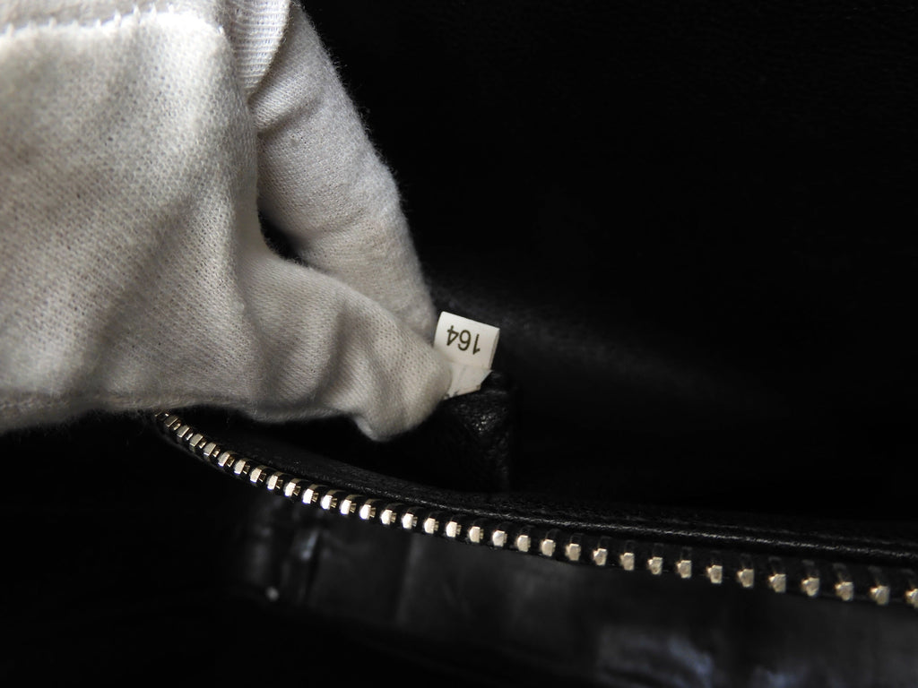 Valigetta Prada con astuccio staccabile in pelle Saffiano nera, portadocumenti@164