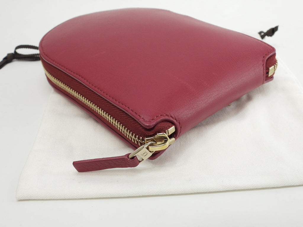 Delvaux Eco-bag Canguro Bordeaux Borsa a mano pieghevole Tote Bag@E03C