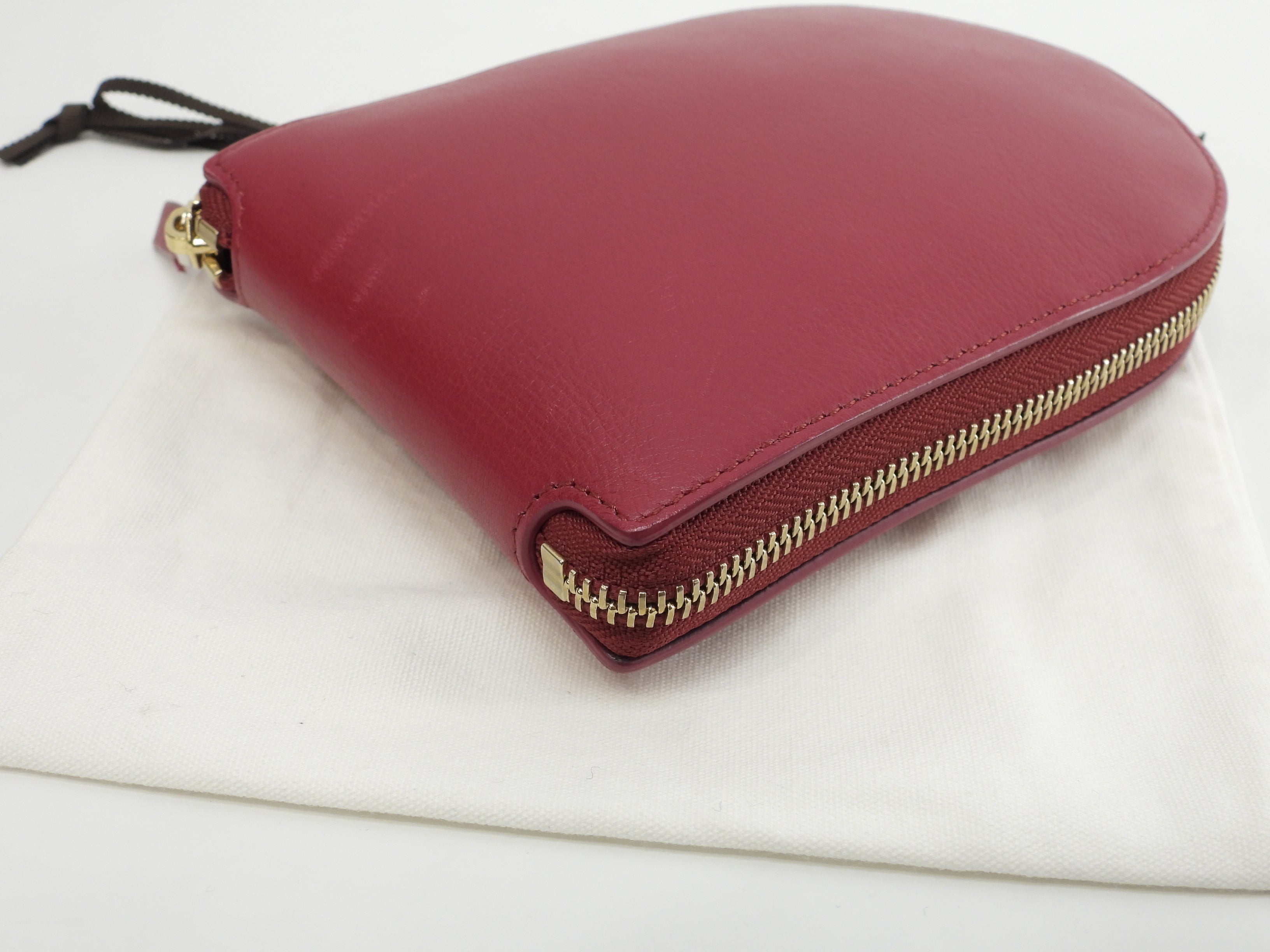 Delvaux Eco-bag Canguro Bordeaux Borsa a mano pieghevole Tote Bag@E03C