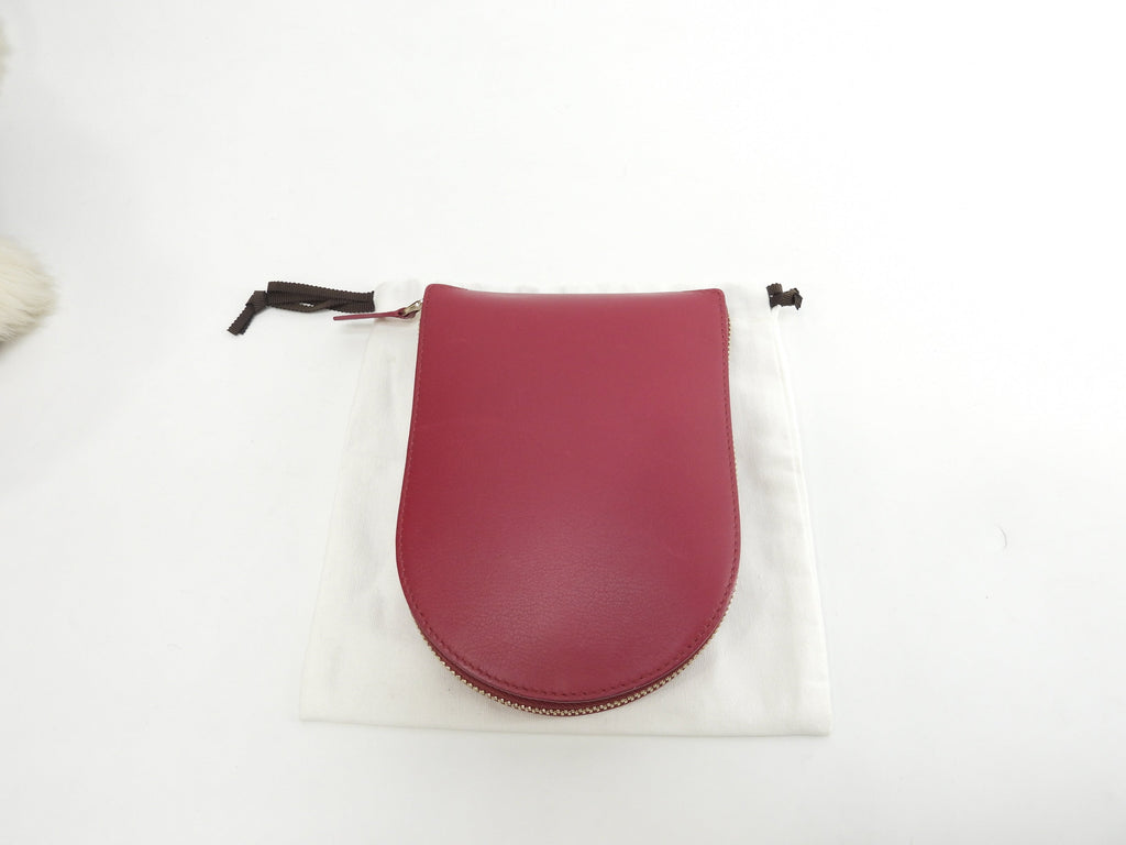 Delvaux Eco-bag Canguro Bordeaux Borsa a mano pieghevole Tote Bag@E03C