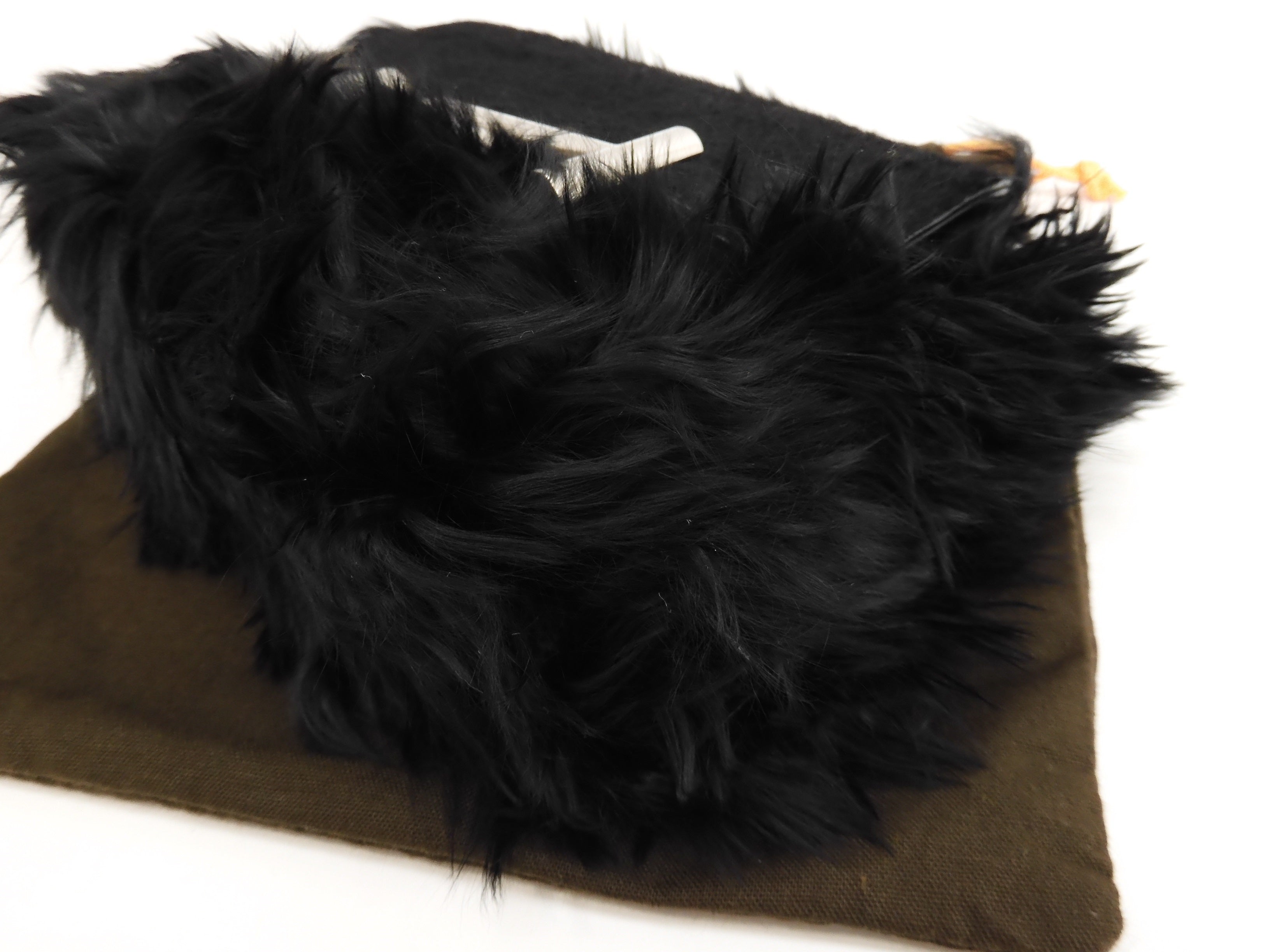 Tod's pochette Double T in pelle di alpaca nera, borsa a tracolla, mai usata @TP35