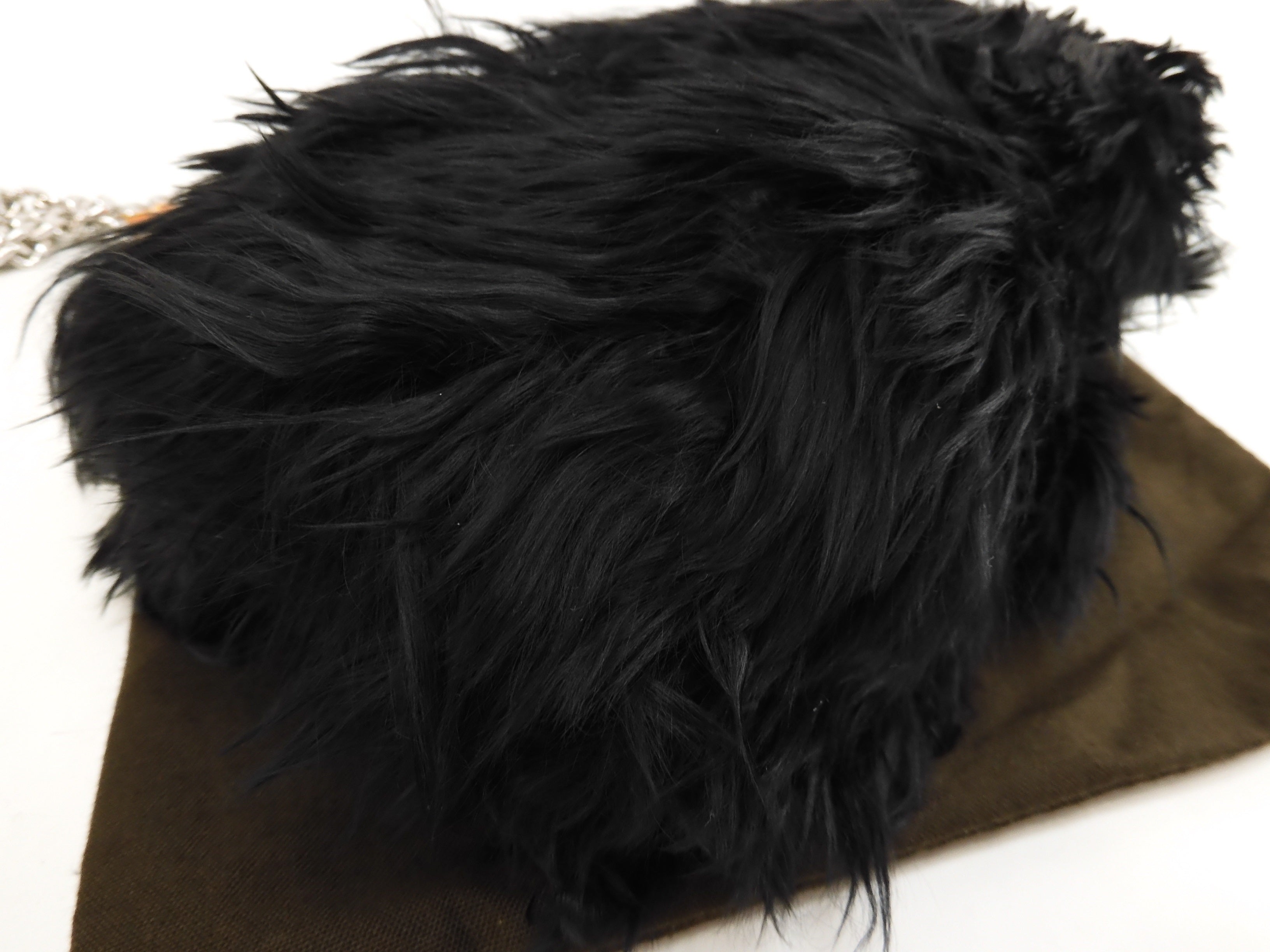 Tod's pochette Double T in pelle di alpaca nera, borsa a tracolla, mai usata @TP35