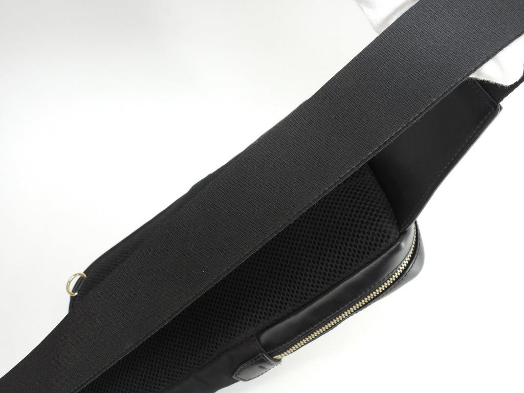 Fendi marsupio Mostro in nylon nero, belt bag, ottime condizioni @ 62