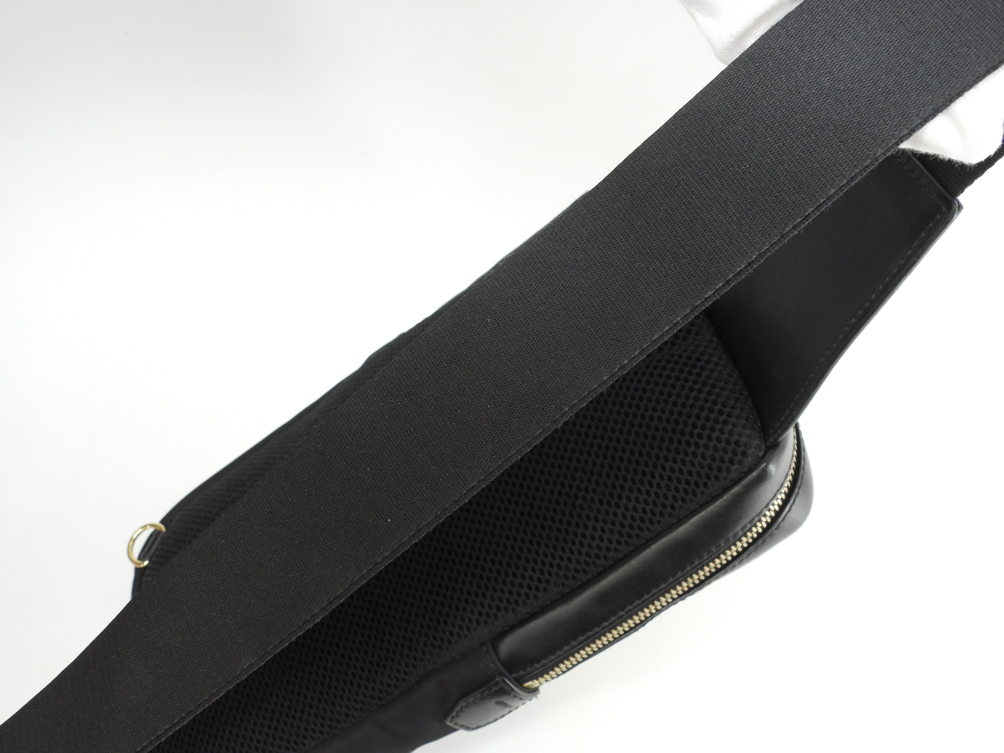 Fendi marsupio Mostro in nylon nero, belt bag, ottime condizioni @ 62