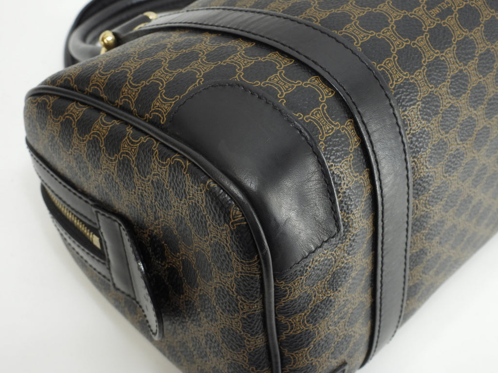 Celine borsa a mano Triomphe in pelle nera Speedy 25 Macadam Ottime condizioni @MC97/2