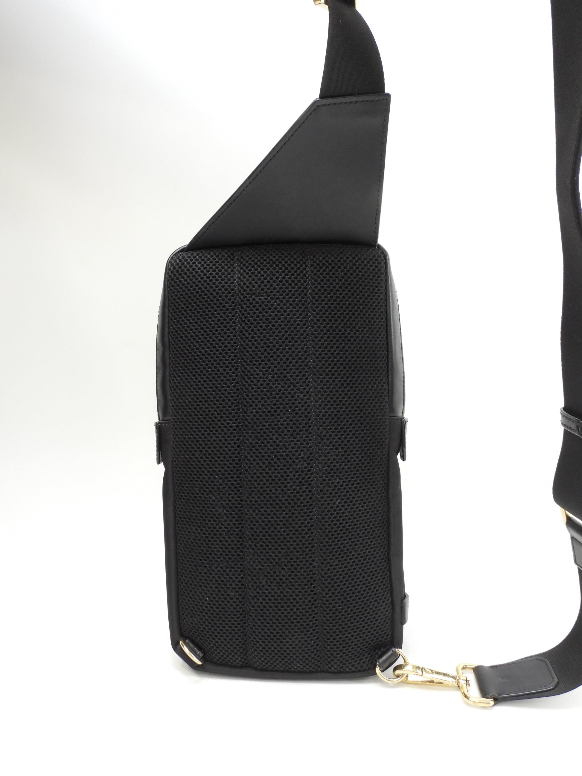 Fendi marsupio Mostro in nylon nero, belt bag, ottime condizioni @ 62