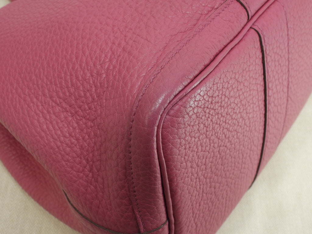 Hermès Garden Party PM in pelle Negonda Rosewood, borsa tote tracolla @□O