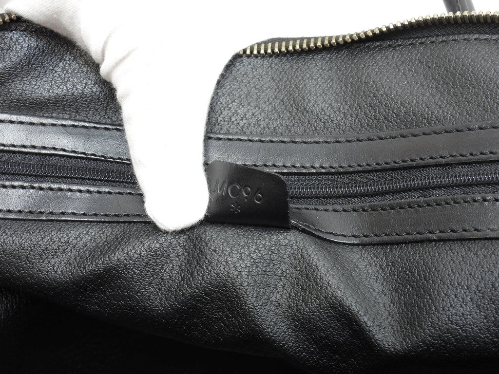 Celine borsa a mano con iniziali s, Macadam Triomphe nera, tipo Bolide mini tote, ottime condizioni @M96* 2