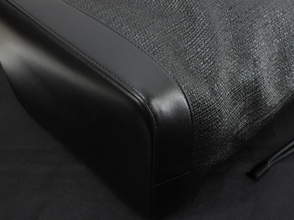 Saint Laurent Borsa Tote Teddy YSL Nera con Pochette Interna a Sacchetto Tracolla @ 2
