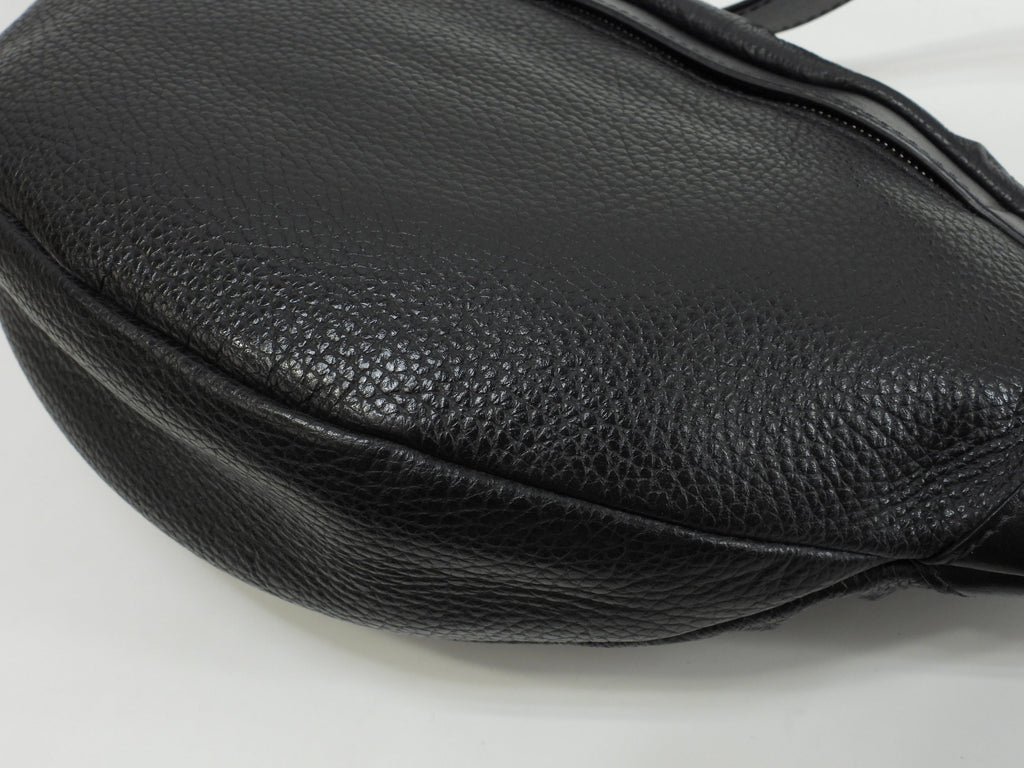 Jimmy Choo DERRY borsa a marsupio in pelle nera goffrata a stelle, ottime condizioni @THRGV9