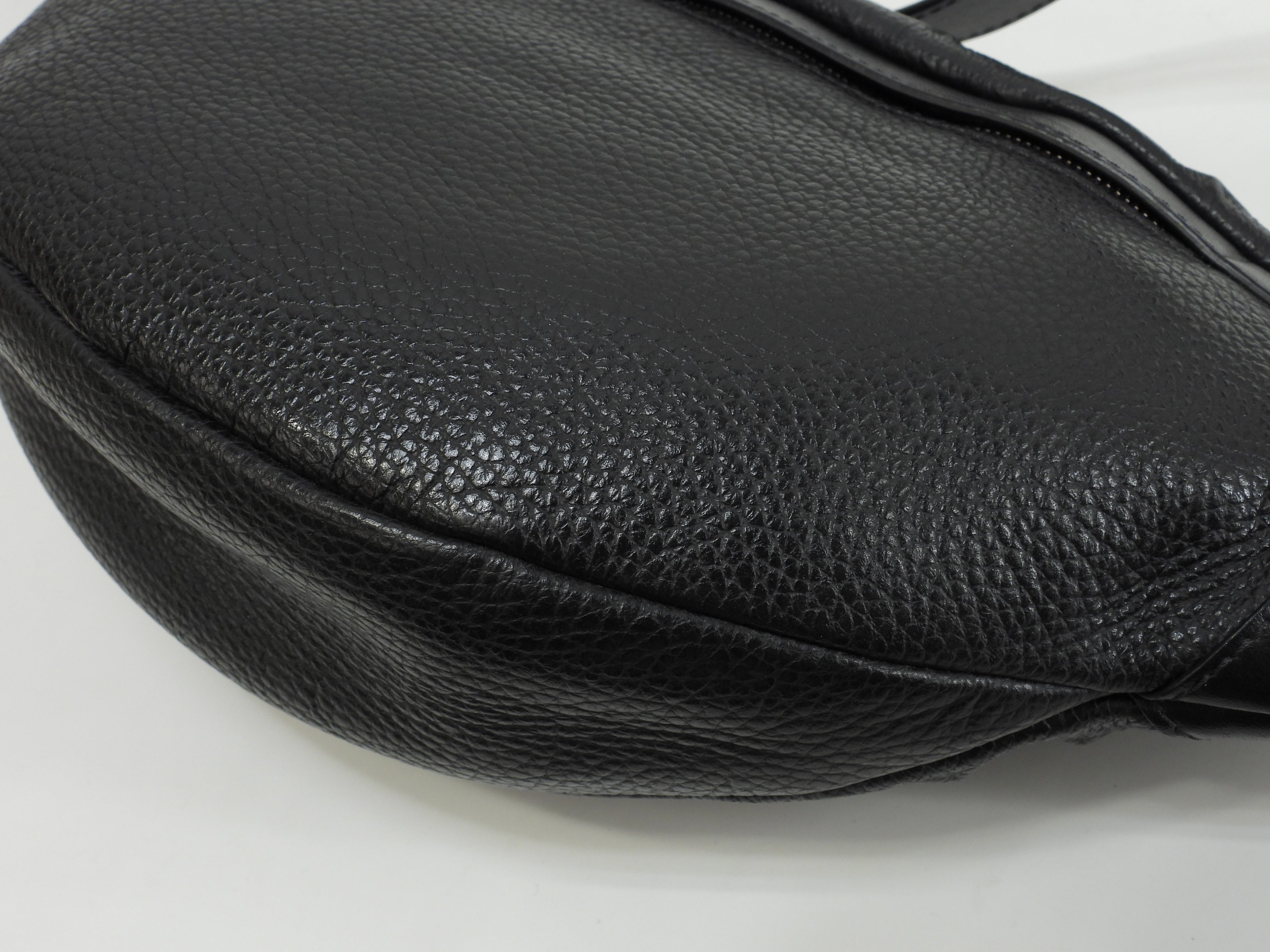 Jimmy Choo DERRY borsa a marsupio in pelle nera goffrata a stelle, ottime condizioni @THRGV9