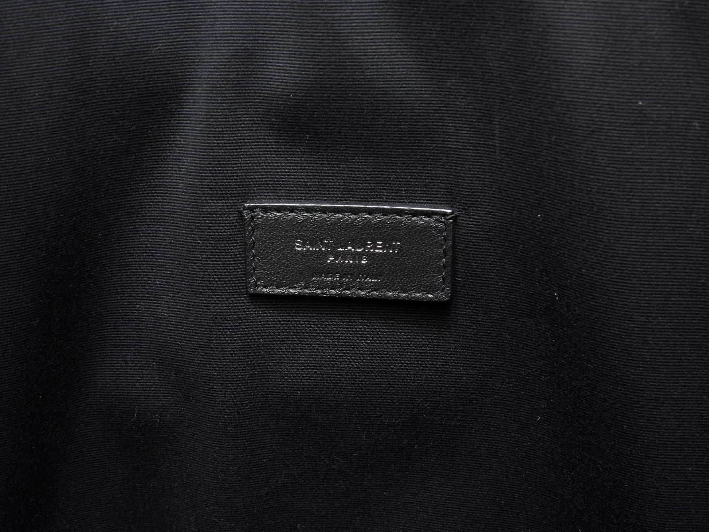 Saint Laurent Borsa Tote Teddy YSL Nera con Pochette Interna a Sacchetto Tracolla @ 2